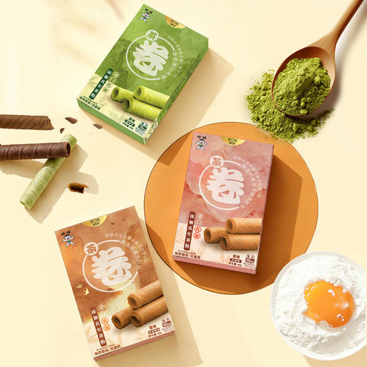 旺旺茶卷 乌龙茶红茶绿茶味 商品图0