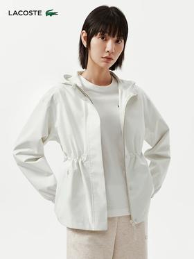 【9.5折】5楼法国鳄鱼LACOSTE法国鳄鱼女装26春夏新款时尚收腰防泼水夹克外套|BF0661-98-S7G吊牌价2990折后价2841