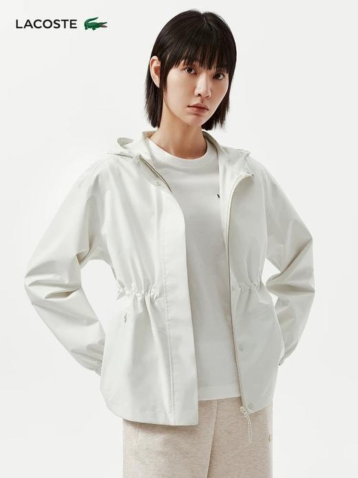 【9.5折】5楼法国鳄鱼LACOSTE法国鳄鱼女装26春夏新款时尚收腰防泼水夹克外套|BF0661-98-S7G吊牌价2990折后价2841 商品图0