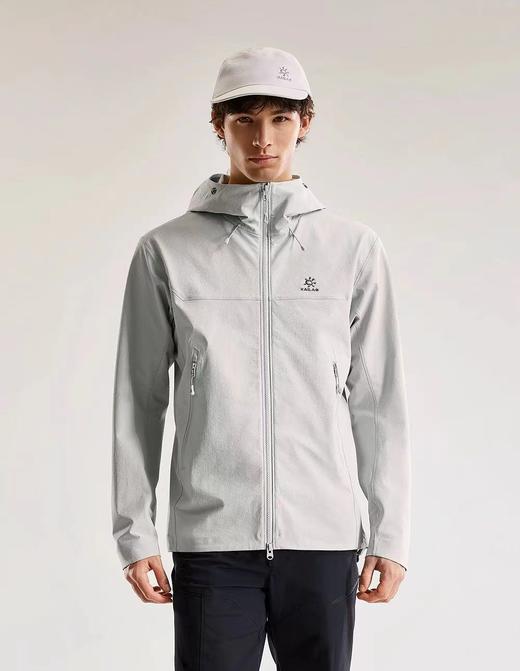 F032306春秋新款防风防雨耐磨耐刮情侣同款连帽软壳冲锋衣 商品图8