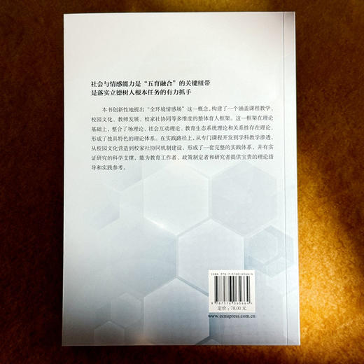全环境情感场 中小学社会与情感能力培育新模式 创新育人模式 培养学生的社会与情感能力 商品图2