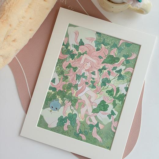 fluffy lili 春季上新·儿力力限量300版艺术微喷画《春藤枕梦》【该商品不支持用券】 商品图0