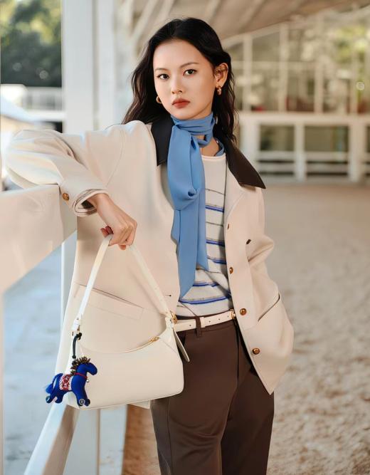 雅莹巴恩风纯皮翻领仿麂皮宽松夹克外套 商品图6