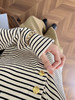 ZLF179网红款刺绣条纹上衣 商品缩略图4