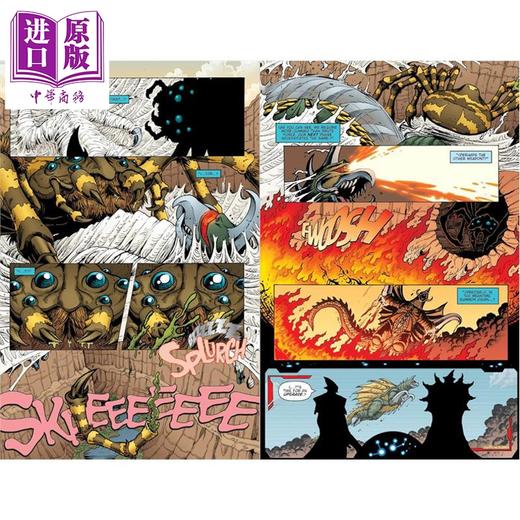【中商原版】哥斯拉 地球统治者 IDW经典收藏版 英文原版 Godzilla Rulers of Earth IDW Classic Chris Mowry 商品图1