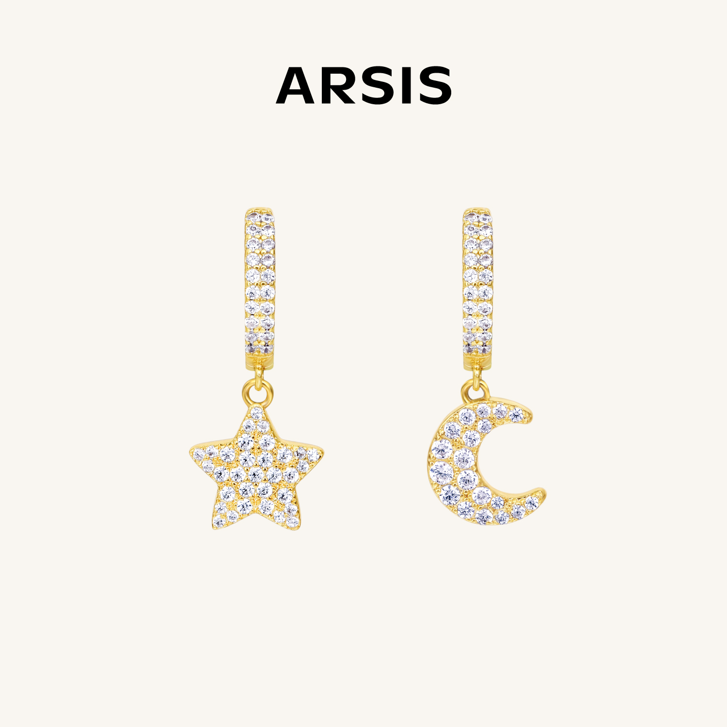 ARSIS｜印记系列 星月微光耳坠