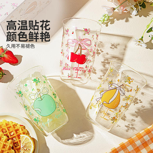 摩登主妇高硼硅玻璃杯咖啡杯女高颜值杯子家用喝水杯牛奶杯啤酒杯 商品图2