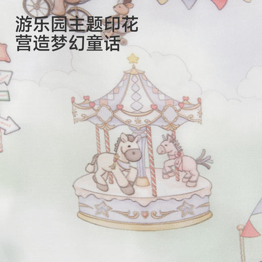 【商场同款】英氏女宝连体衣夏新款短袖哈衣婴儿爬服外出服 商品图3