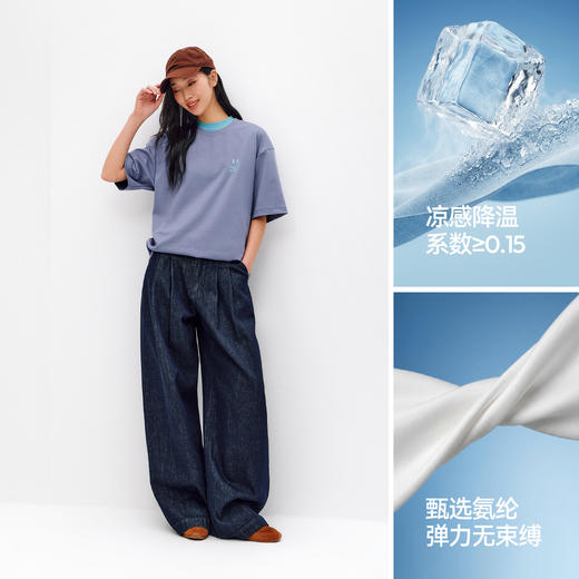 凉感T|商场同款森马emoji™联名系列短袖T恤男夏季针织衫2026新款 商品图2