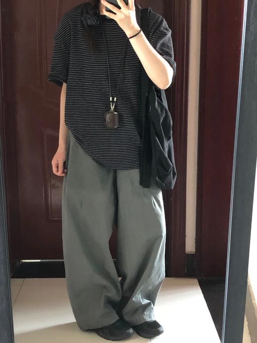 <曾小咸推荐>3.24  日系撞色休闲条纹T 日常109/件 活动价89/件！！【预售款，预计3-15天发货】 商品图6