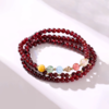 【祈愿吉品】五色多宝石榴石手链手串女情人节 商品缩略图0