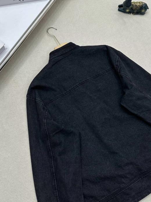 F032333春季新款中国古风男女立领牛仔水洗棉宽松唐装外套 商品图5