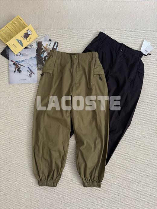 LACOSTE 180g细斜纹束脚裤 商品图0