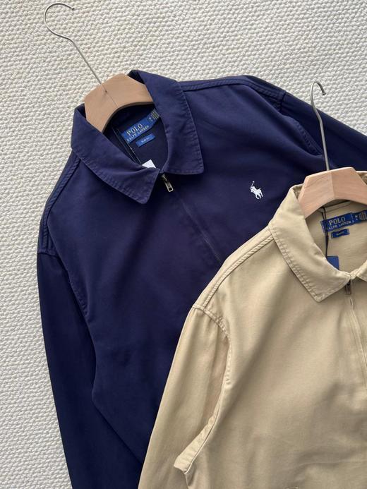 F032303春秋新款美式复古翻领全拉链日常百搭耐磨抗造长袖夹克 商品图2