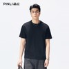 PINLI品立2026夏季新款青年圆领落肩袖纯色百搭短袖T恤上衣潮牌男GD262111039 商品缩略图0