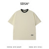 SDSA男装2026新款高贵轻奢美式潮牌撞色领口设计短袖T恤百搭上衣 商品缩略图0