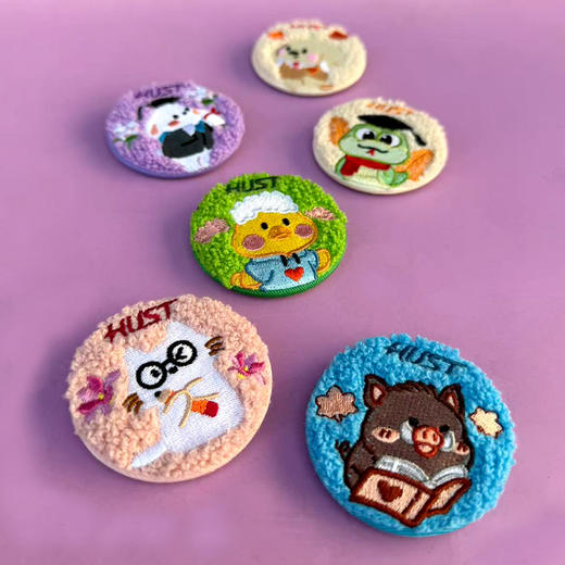 HUST动物吧唧徽章冰箱贴盲袋 商品图5