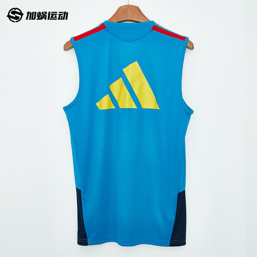 SFS阿迪达斯2026世界杯西班牙无袖训练服运动热身足球服男KA8191 商品图1