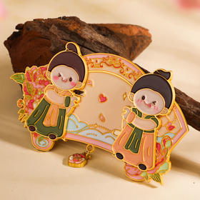 嫡长闺比心滑动冰箱贴