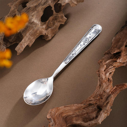 子佩集【龙兴福聚】银S999摆件【SZ000413】餐具龙&福勺子2601 商品图2
