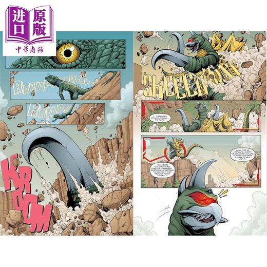 【中商原版】哥斯拉 地球统治者 IDW经典收藏版 英文原版 Godzilla Rulers of Earth IDW Classic Chris Mowry 商品图3