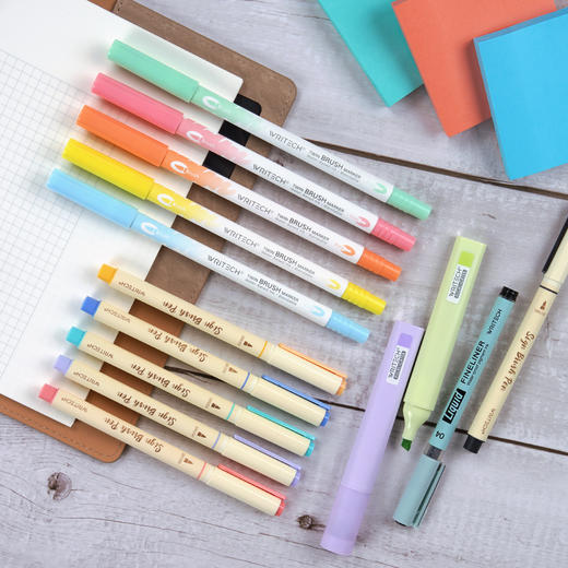 点石制笔AZ花体彩色笔 | 书写流畅、适合日常记录&创意设计、彰显独特风格与专业质感 商品图9