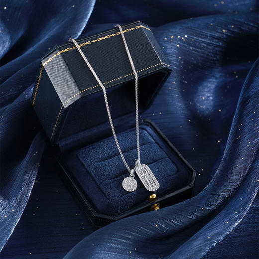 子佩集【玄机胜算】银S925套链【FYL-2060】项链时尚方圆算盘2601 商品图1