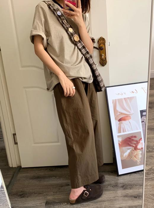 <曾小咸推荐>3.24  日系撞色休闲条纹T 日常109/件 活动价89/件！！【预售款，预计3-15天发货】 商品图3