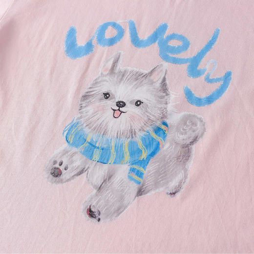 【10A抗菌纯棉】棉花堂夏款小狗印花绵绵童装短袖T恤--- FA61155 商品图5