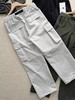 F032307春秋新款男女同款休闲百搭大口袋直筒阔腿长裤 商品缩略图7