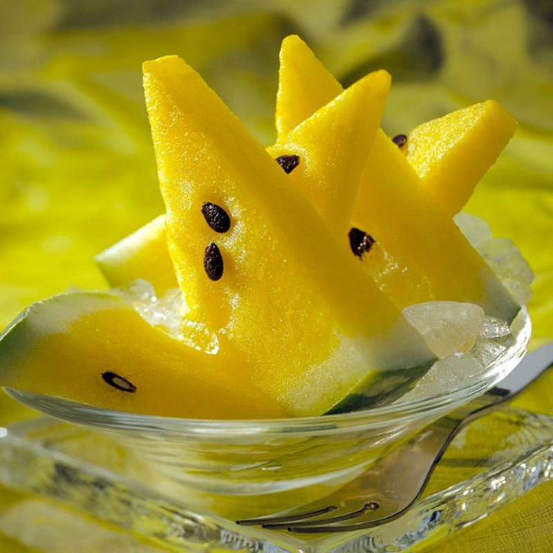 【自营】沙土黄钻西瓜 黄瓤皮薄 单瓜重2.0-3.0斤左右 YT