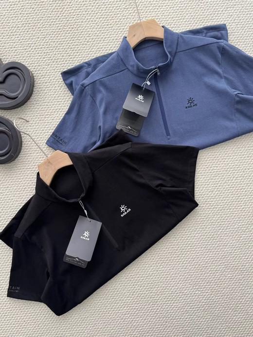 F032304夏季新款日常百搭速干透气半开拉链速干T恤 商品图4