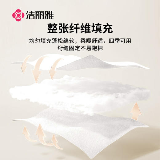 洁丽雅（Grace)岚烟.柔软亲肤四季被 商品图2