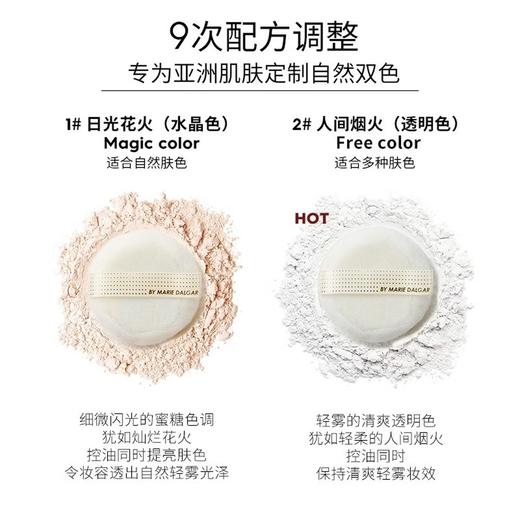 玛丽黛佳八面玲珑定妆蜜粉 02人间烟火（透明色）-9975适合多种肤色 自带柔焦 商品图4