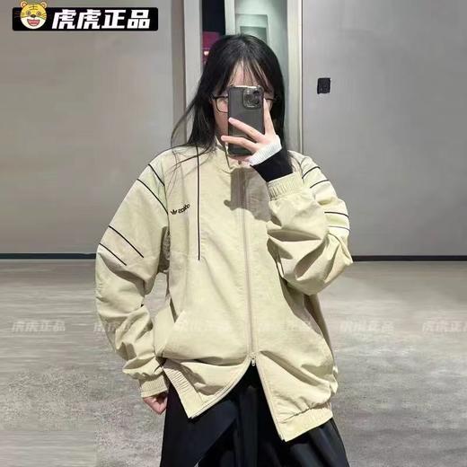 F032334春季新款男女同款运动健身跑步立领风衣夹克外套 商品图13