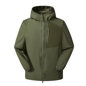 LUCKY DEER幸运鹿软壳冲锋衣2026新款春季户外防风防水早春连帽运动跑步外套