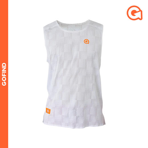 果凡风洞速干坎肩背心男 东丽面料轻量透气 不粘身夜跑训练服 商品图2