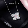 FLY·永恒之环系列 ShiningHouse[培育] 18k金钻石项链 粉钻人工真钻人造钻石K金项链可调节时尚钻石项链【此商品不支持7天无理由退货退款】预计3日发货 商品缩略图4