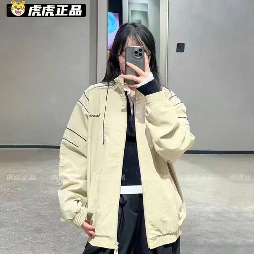 F032334春季新款男女同款运动健身跑步立领风衣夹克外套 商品图11