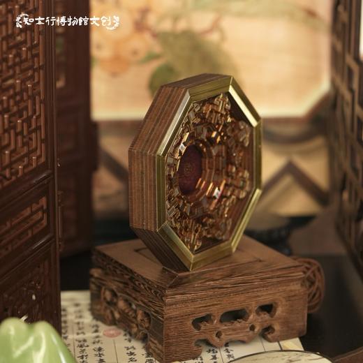 洛阳古墓博物馆木雕铝箔藻井分层冰箱贴文创小礼物河南旅游纪念品 商品图3