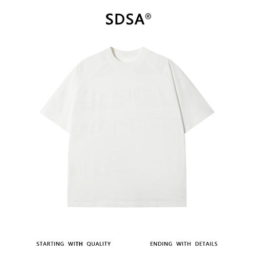68628SDSA男装2026新款高贵轻奢潮牌纯色透气圆领短袖T恤休闲百搭上衣 商品图1