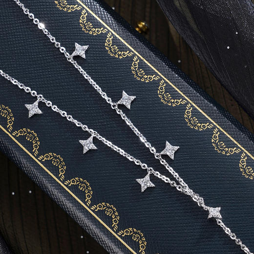 子佩集【闪耀星辰】银S925套链【FYL-2264101】项链时尚四芒星2601 商品图1