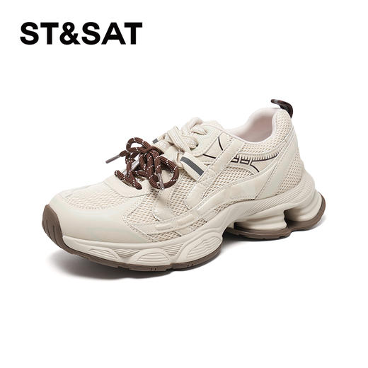 星期六26春新款复古运动潮流厚底老爹鞋SSE1112025 商品图0