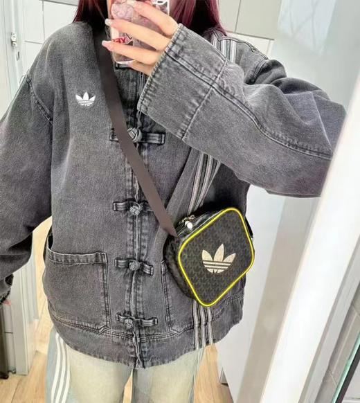 F032333春季新款中国古风男女立领牛仔水洗棉宽松唐装外套 商品图8