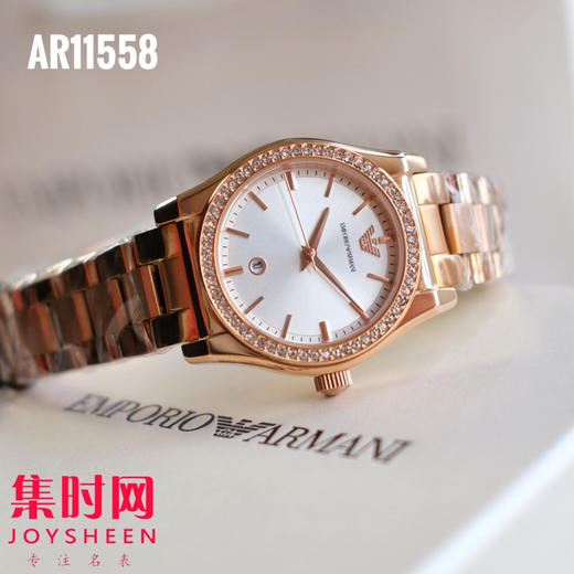 原单阿玛尼AR11558 女士腕表｜表径32mm 镶钻圆表 商品图4
