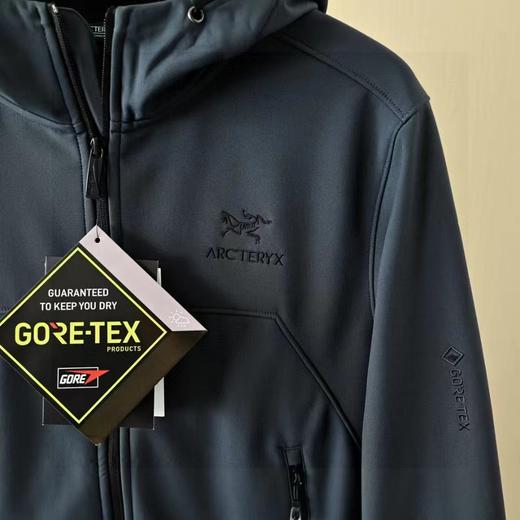 F032314春季加绒软壳三防功能连帽冲锋衣拉链长袖外套 商品图10