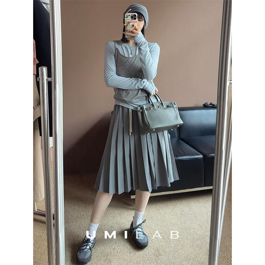 UMILAB｜慕斯*超细美利奴羊毛+天丝 云柔Q弹亲肤T恤/刺绣吊带T792V 商品图3