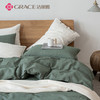 洁丽雅（Grace)官绿.全棉色织水洗棉四件套JLY25701 商品缩略图2