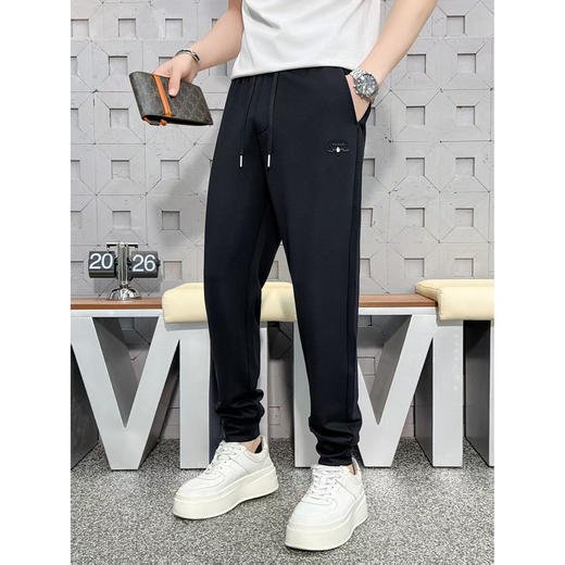 时尚束脚裤男士柔软舒适薄款透气修身松紧腰长裤  KDZC-26015/26016/26017 商品图1