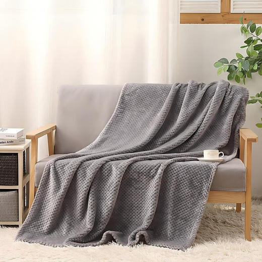 洁丽雅（Grace)北欧.柔软亲肤办公室休闲盖毯JLY25102 商品图0